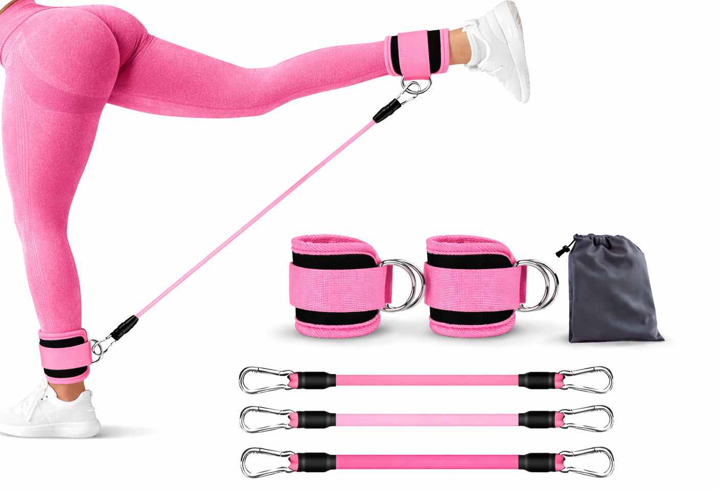Lower Body Resistance Band Set