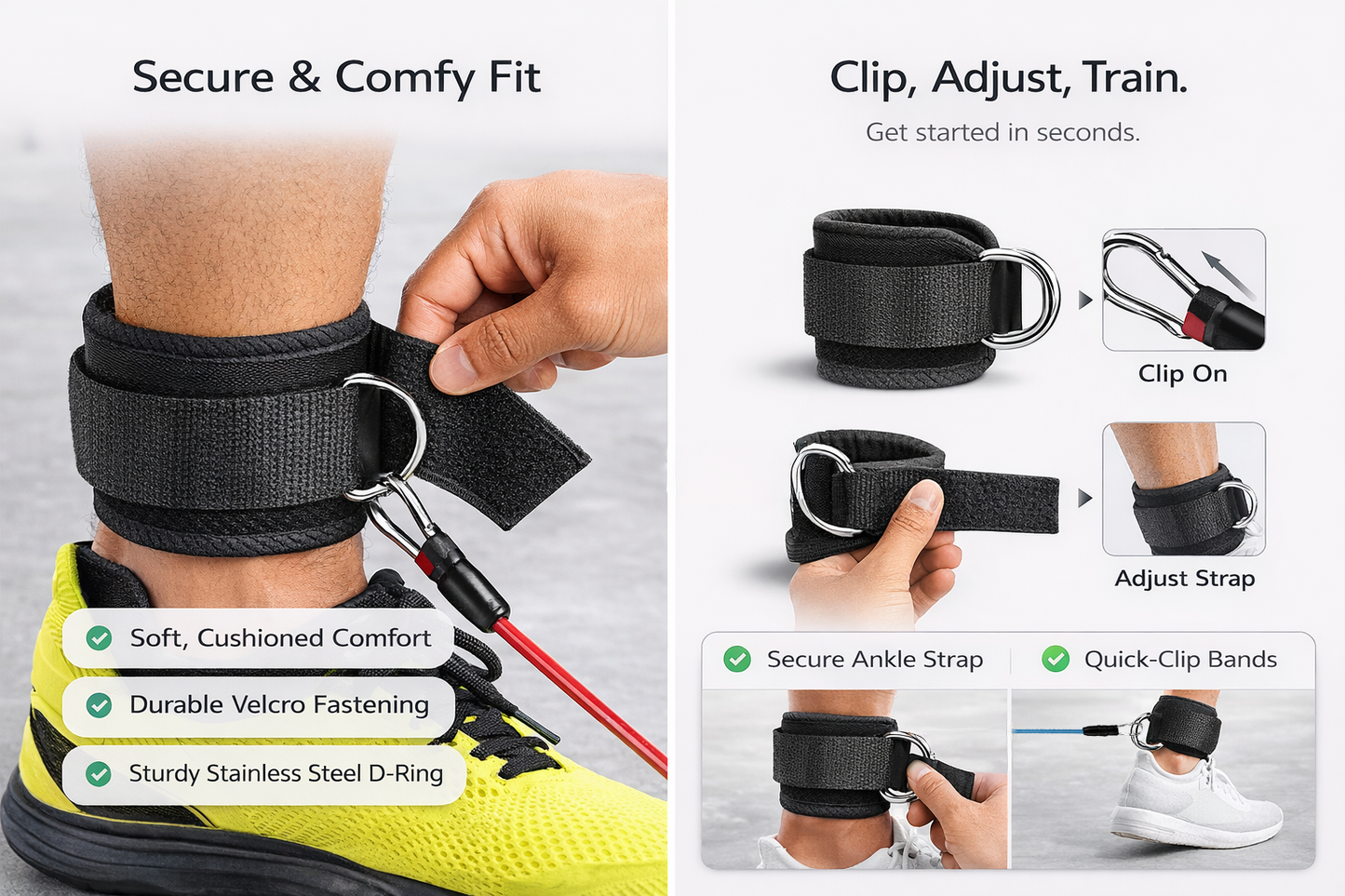 Lower Body Resistance Band Set