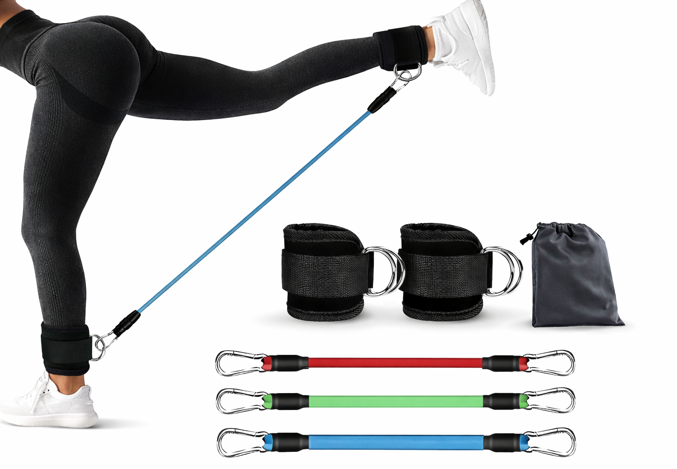 Lower Body Resistance Band Set