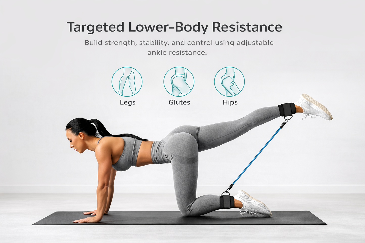 Lower Body Resistance Band Set